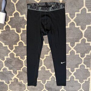 $75 Nike Dri Fit mens Leggings base layer Comprtession Large